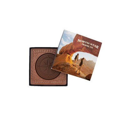 2oz. Combo Chocolate Bar with 4"x4" Gift Box