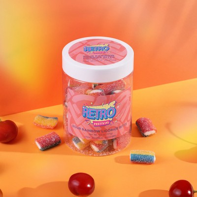 Sour Rainbow Licorice Bites Large Jar